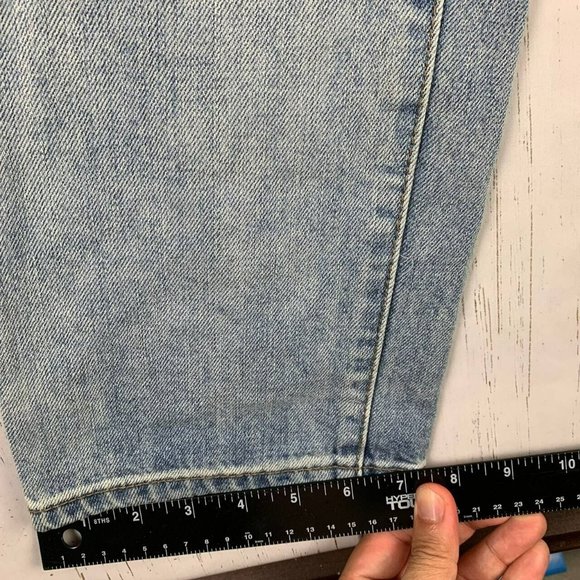 Reason 36‎ Straight Fit Printed Low Rise Blue Jeans Pants Denim Mens - Picture 10 of 11